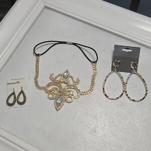 Aurora Borealis & Multicolor Jewelry Set